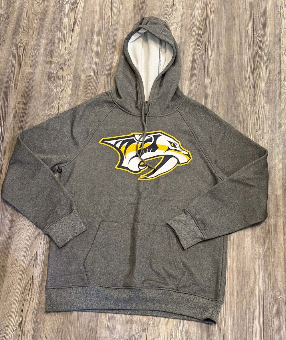 Fanatics Nashville Predators NHL Hoodie Size M Gray